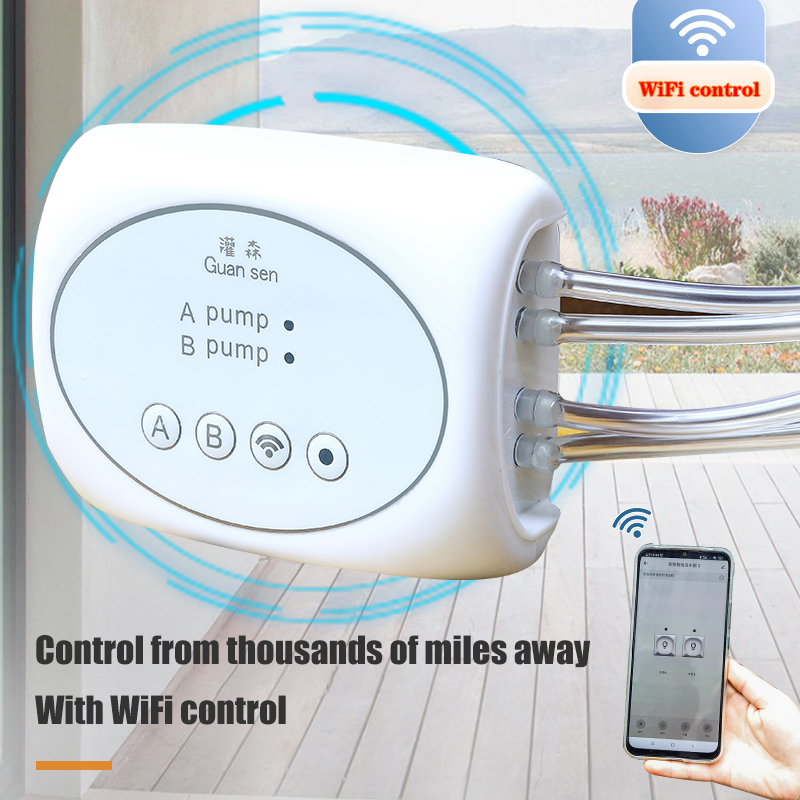 Smart Garden Iot - WiFi สมาร์ทสวนชลประทาน Controller โรงงานอัตโนมัติหยดระบบชลประทานชุดโทรศัพท์มือถือควบคุมรดน้ําจับเวลาอุปกรณ์