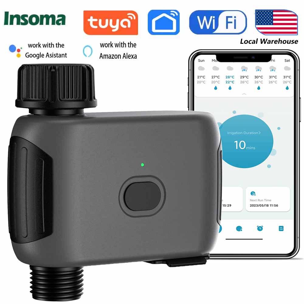 Smart Garden Tools - INSOMA ระบบรดน้ำต้นไม้อัตโนมัติ สมาร์ทไวไฟ สปริงเกอร์ ไทเมอร์ รีโมทคอนโทรล