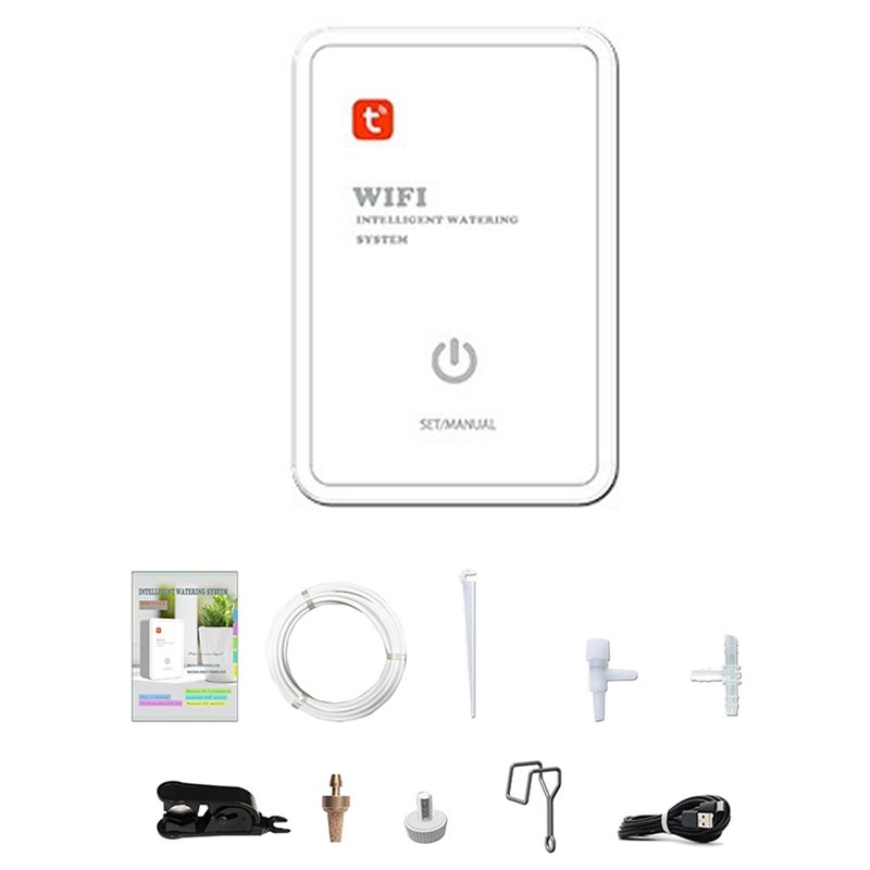 Smart Garden Watering System - อุปกรณ์ควบคุมการรดน้ำสวนอัจฉริยะ ABMR-Tuya Smart Wifi ระบบให้น้ำหยดอัตโนมัติ ชุดอุปกรณ์ระบบน้ำหยด