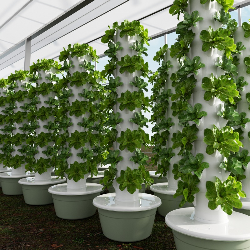 ระบบปลูกพืชแบบไฮโดรโปนิกส์ 9 ช - Vertical Planter Tower บทวิจารณ์และราคา