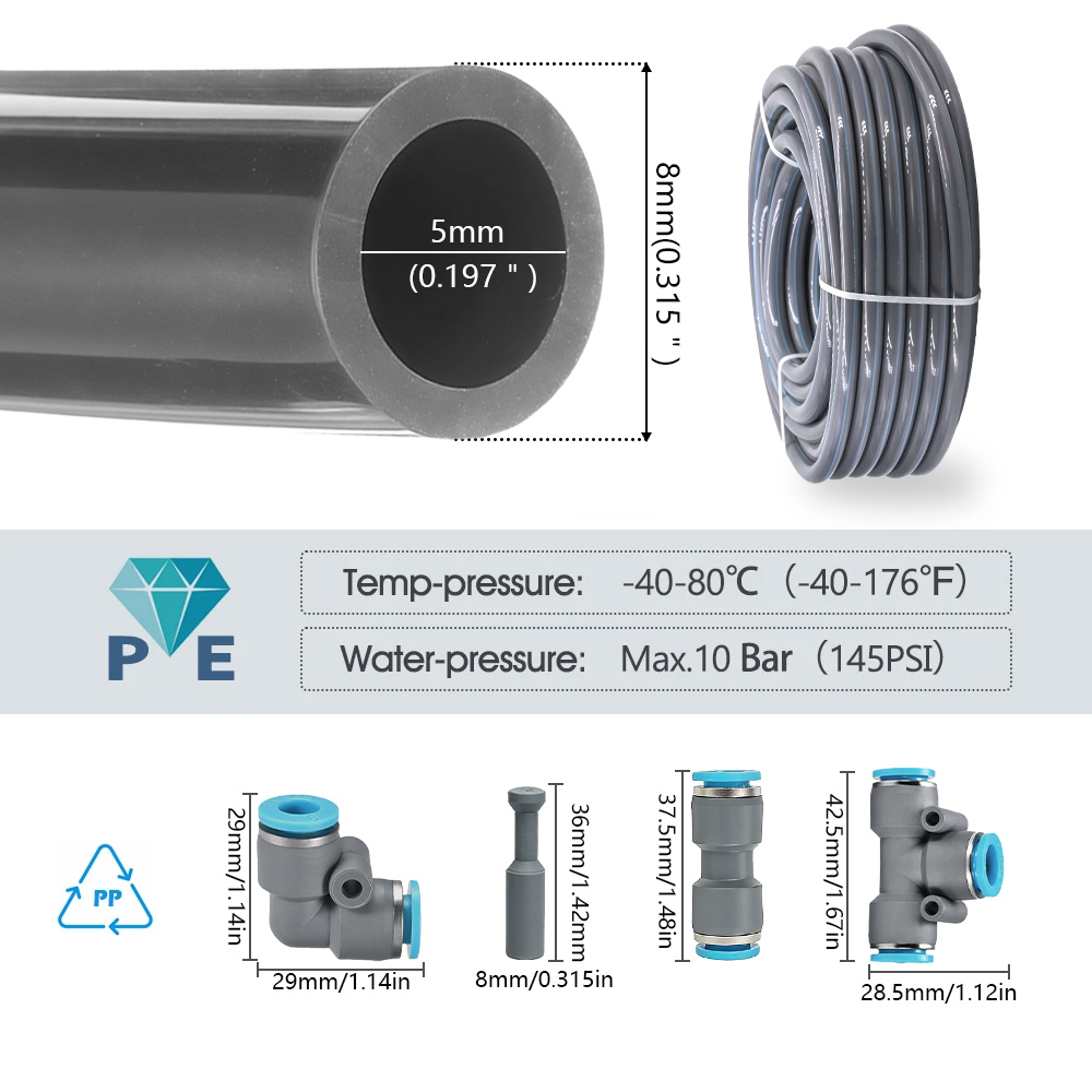 สายยางยืดหยุ่น 5/8 มม. 360 องศ - Smart Garden Hose บทวิจารณ์และราคา