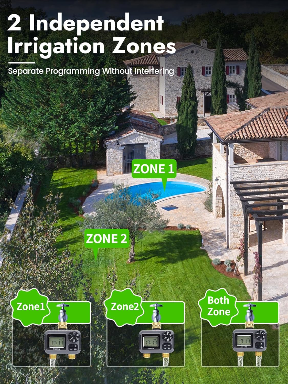 Insoma สมาร์ทระบบรดน้ําชลประทา - Smart Garden Keeper บทวิจารณ์และราคา