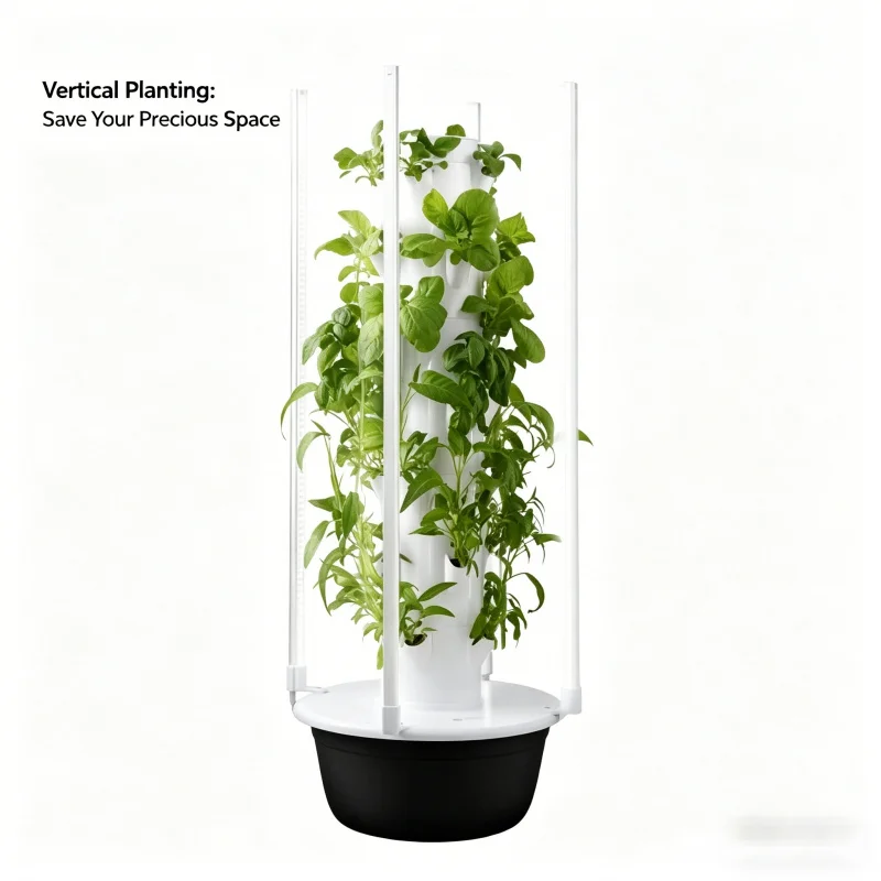 หอปลูกผักไฮโดรโปนิกส์ 5 ชั้น แ - Vertical Planter Tower บทวิจารณ์และราคา