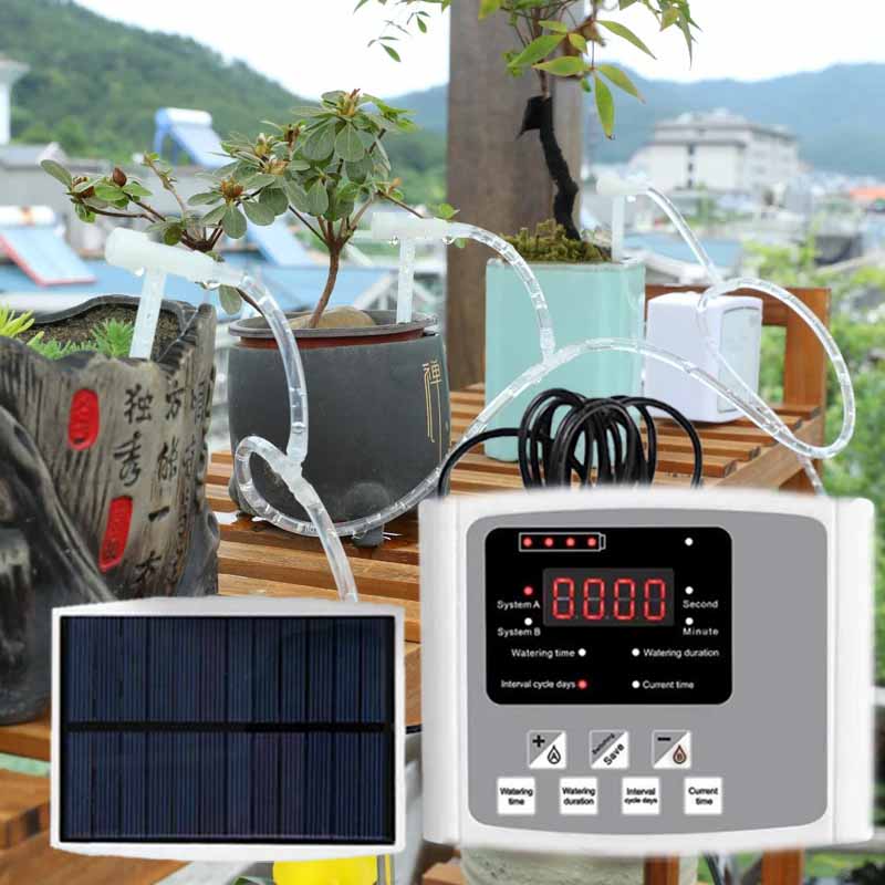 อุปกรณ์รดน้ำหยดพลังงานแสงอาทิต - Smart Garden Tools บทวิจารณ์และราคา