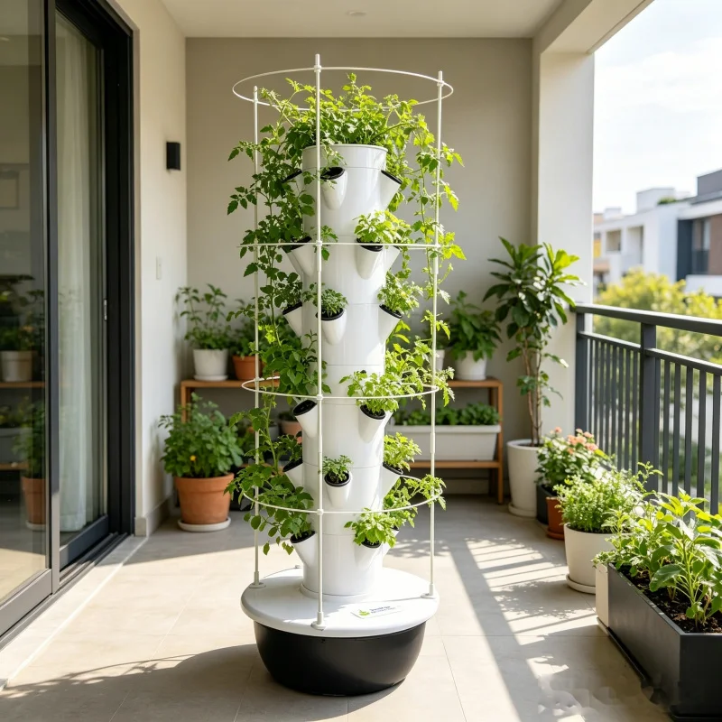 เครื่องปลูกผักแบบแอโรโปนิกส์ 9 - Vertical Planter Tower บทวิจารณ์และราคา