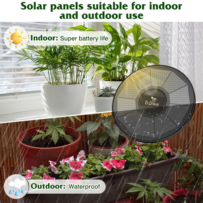 อุปกรณ์ชลประทานพลังงานแสงอาทิต - Smart Garden Watering System บทวิจารณ์และราคา