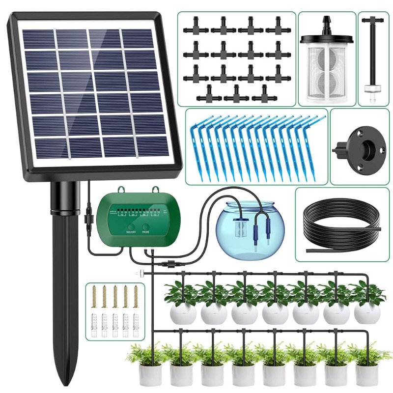 พลังงานแสงอาทิตย์อัจฉริยะชลประ - Smart Garden Watering System บทวิจารณ์และราคา
