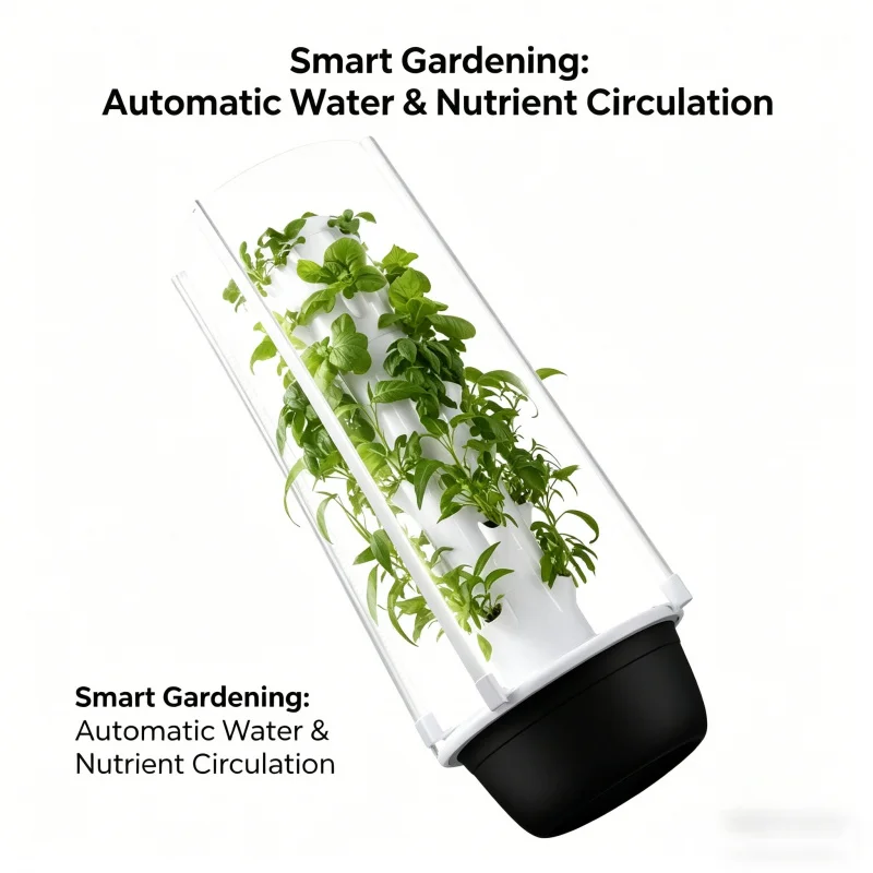 หอปลูกผักแนวตั้งแบบไฮโดรโปนิกส - Vertical Planter Tower บทวิจารณ์และราคา