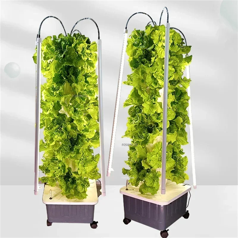 ระบบปลูกพืชไร้ดินแบบแนวตั้งในเ - Vertical Planter Tower บทวิจารณ์และราคา