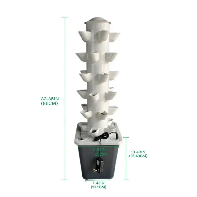 【ลดราคา】ระบบปลูกพืชไฮโดรโปนิกส - Vertical Planter Tower บทวิจารณ์และราคา