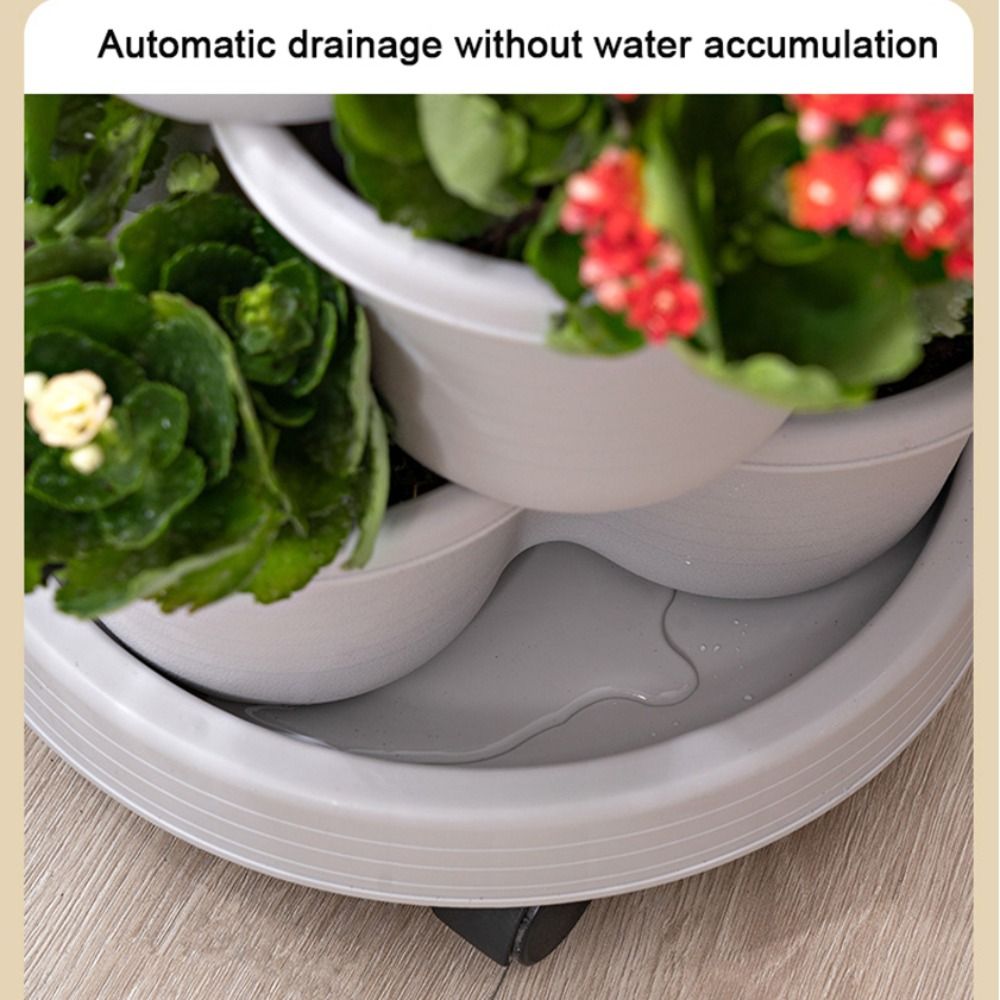 กระถางดอกไม้แบบซ้อนได้หลายชั้น - Vertical Planter Tower บทวิจารณ์และราคา